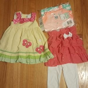 3 Brand New Baby Girl outfits